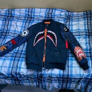 Bape bomber coat